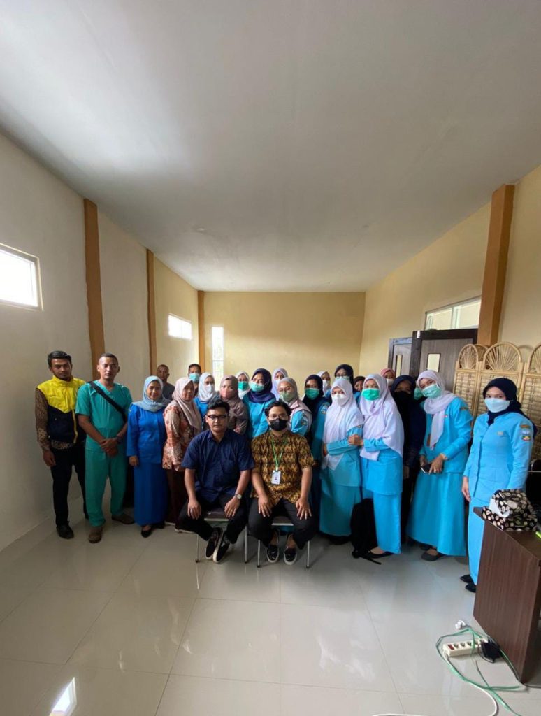 Infokes: pendampingan di puskesmas KarangPawitan Kab Garut